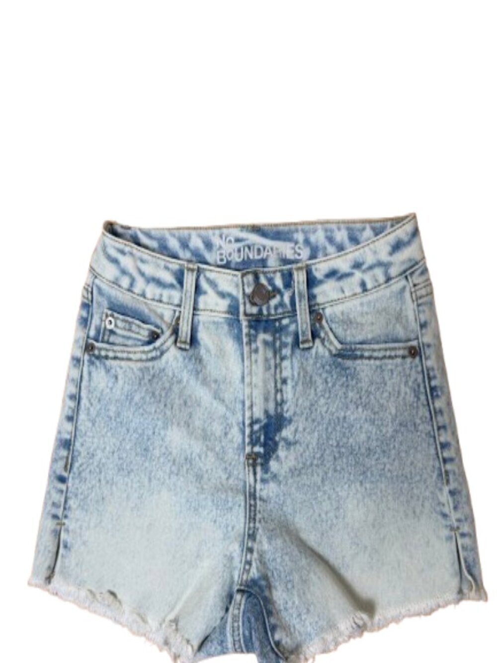 No Boundaries Classic Cut Off Denim Shorts Jorts Size 00
